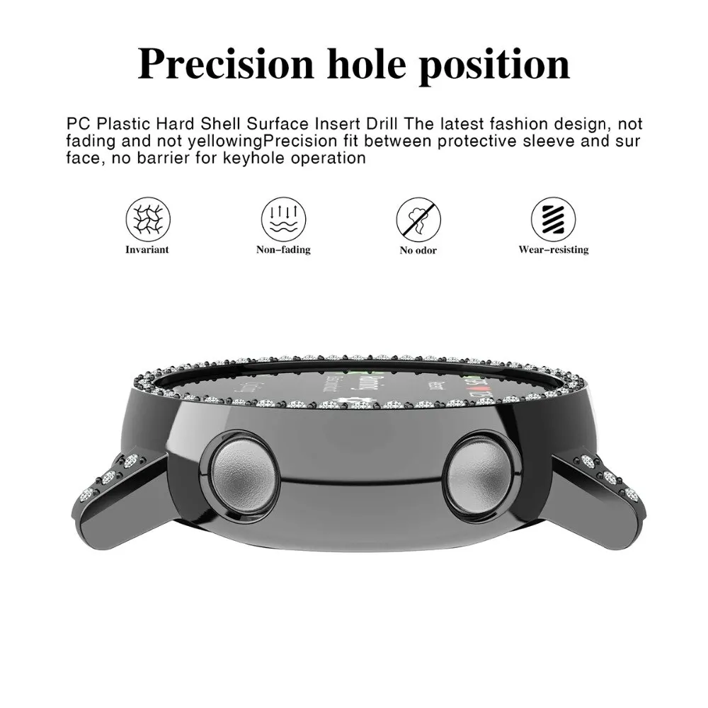 Блестящий чехол для Samsung galaxy watch Active cover Diamond TUP защита экрана бампер Защита от