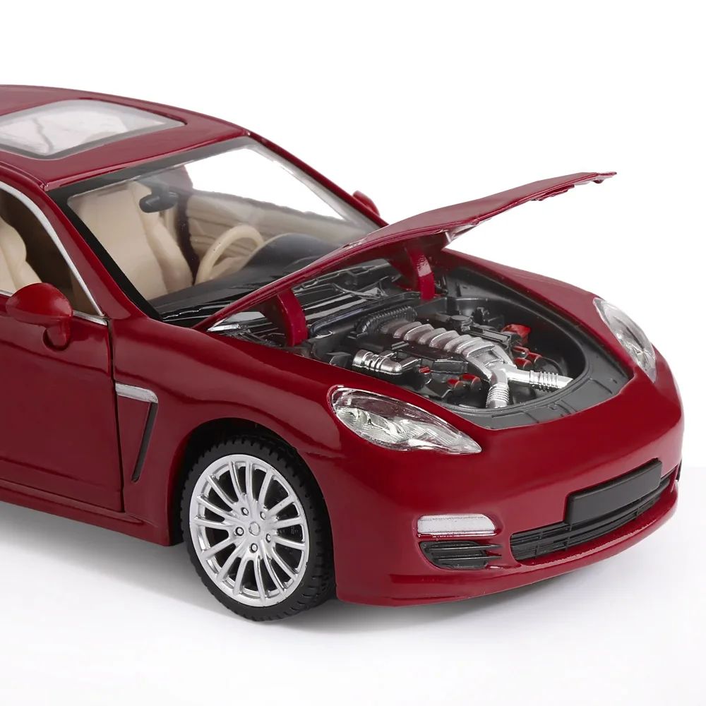Машинка металлическая 1:24 Porsche Panamera S откр.двери капот и багажник свободный ход