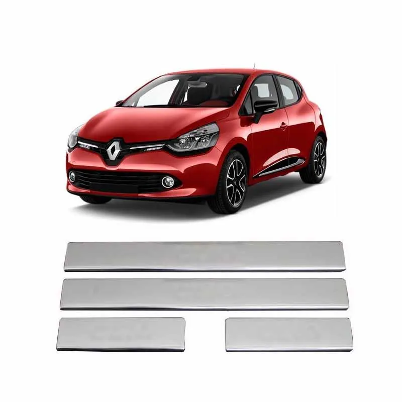 

Car Door Sill Protector for Chrome Door Sill Protector Renault Clio IV HB/SW 4 Pcs. S.Steel 2012-UP