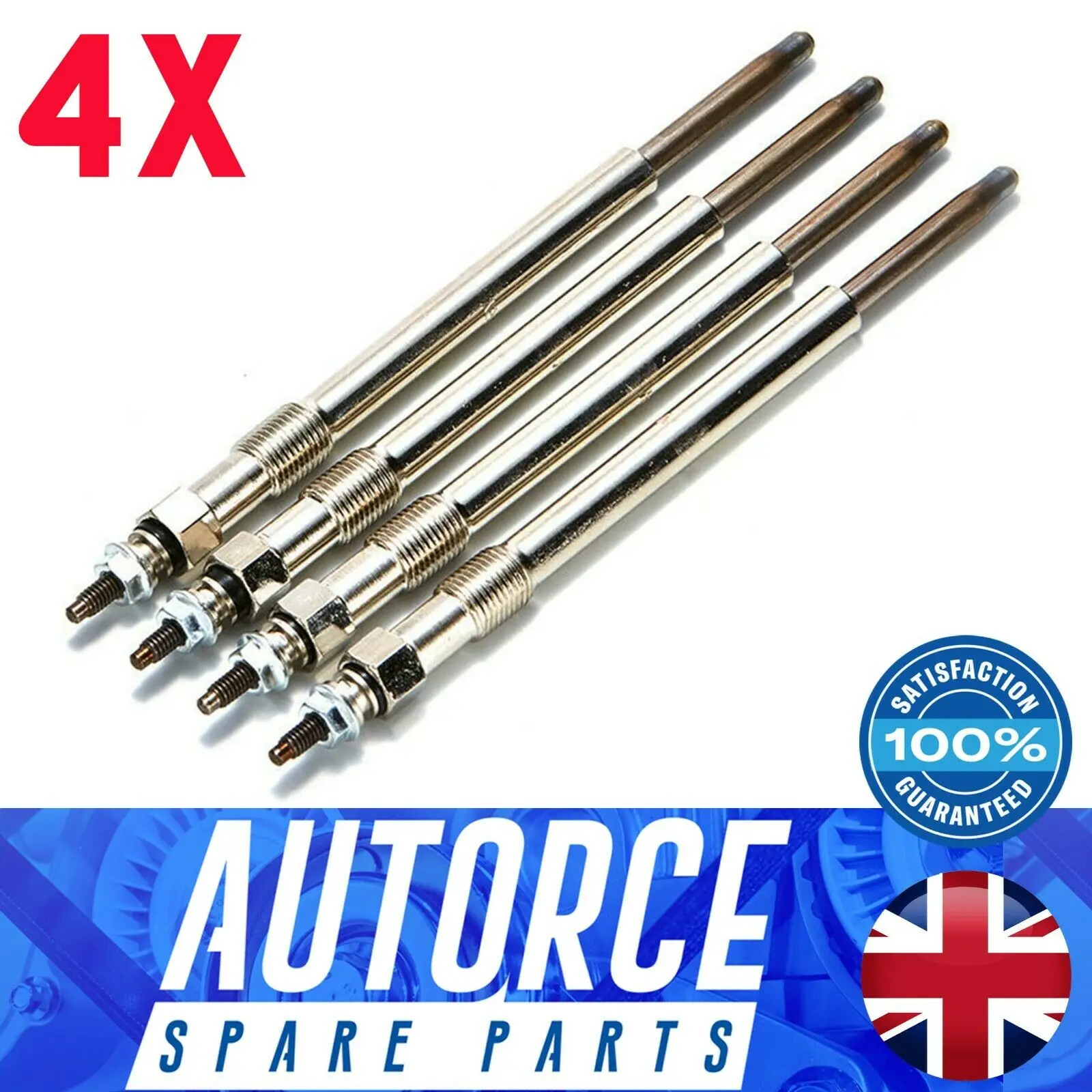 

4X FOR RENAULT CLIO MK2 MK3 SCENIC MEGANE MK1 MK2 1.5 1.9 DCI HEATER GLOW PLUGS FITS 8200490950 , 7701069730 , 7700111323