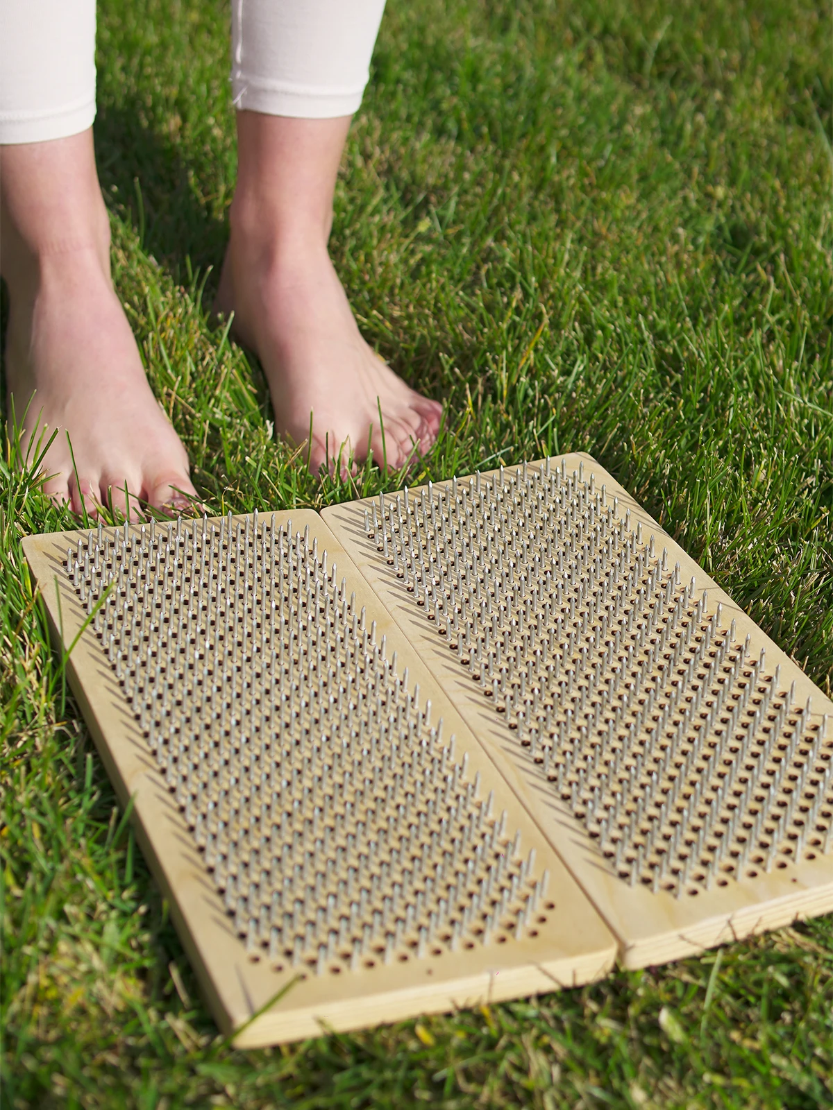 Доска для стояния на гвоздях йоги доска САДХУ размер 320*140 шаг 8 мм между гвоздями