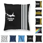 Квадратная наволочка 40x40 для дивана, авиатора, самолета