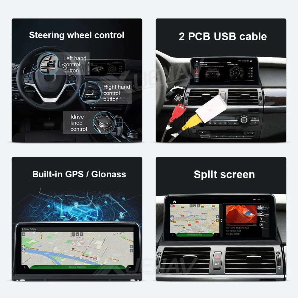 

Car Multimedia Player for BMW X3 F25 CIC System Android 10 Auto radio Headunit Navigation GPS 12.3inch Screen car radio IPS 4G