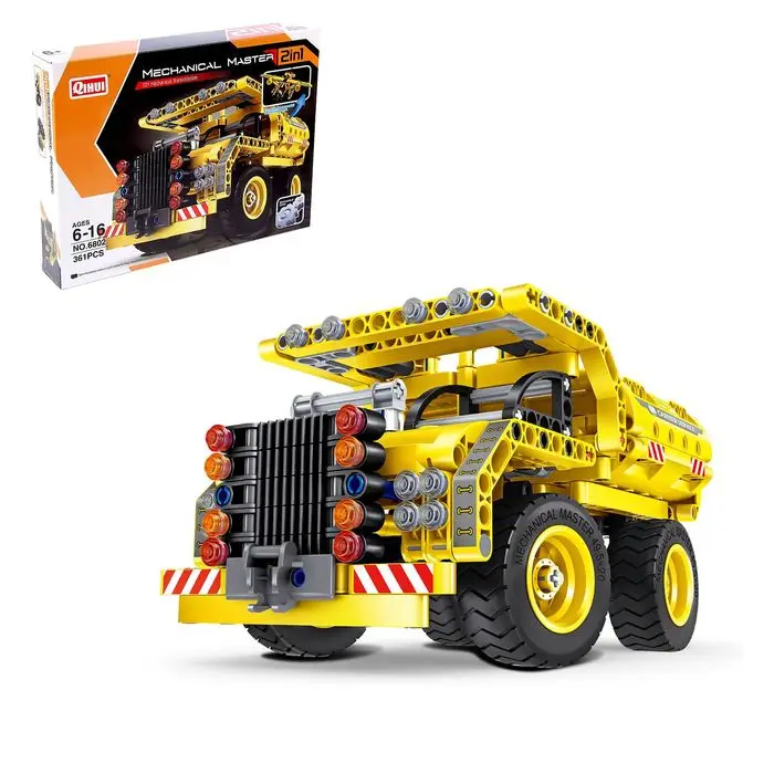 Конструктор Карьерный грузовик 2 варианта сборки 361 деталь констру - купить по