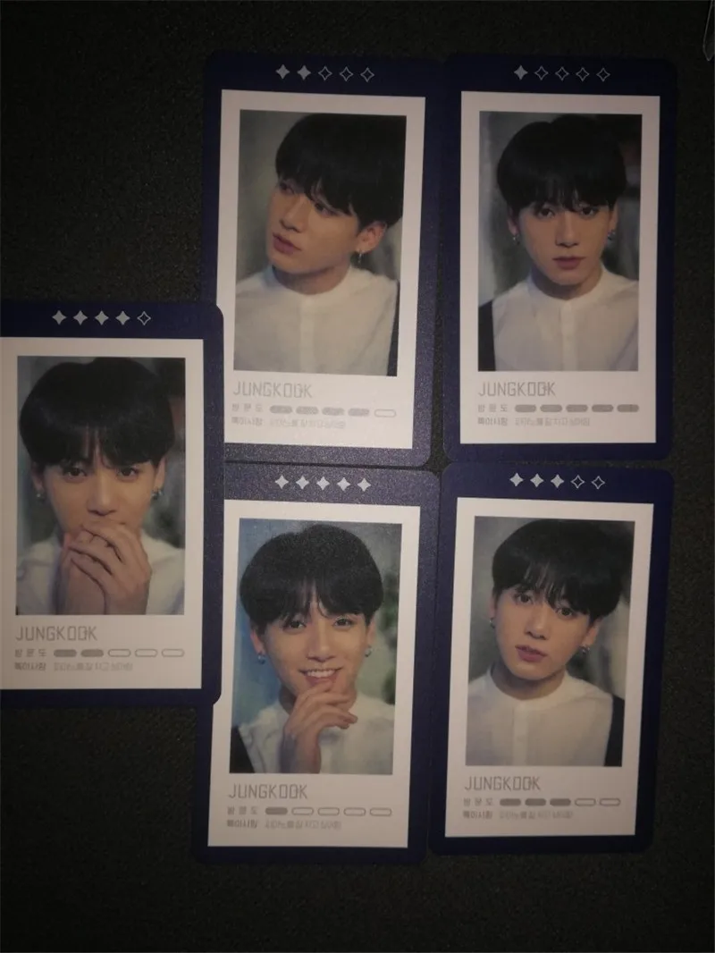 KPOP Bangtan Boys World Tour говорите на себе, набор карт для гостей, японский полевой альбом, праздничные карты, фото плакат в виде карты, Фотокарта JIMIN V