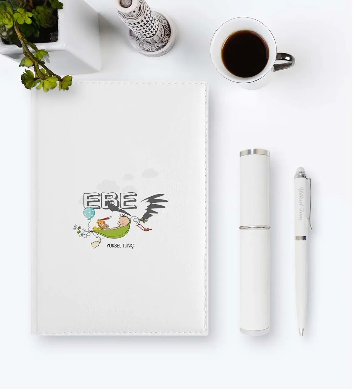 

Персонализированный Профессиональный кожаный Органайзер и ручка 2020, Подарочный набор-2