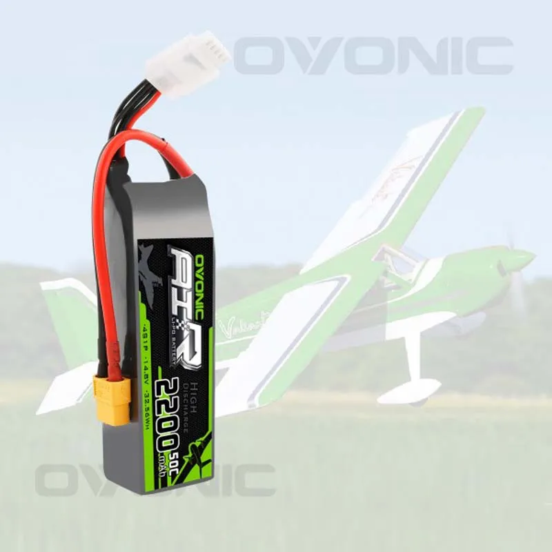 OVONIC 4S 2200mAh 14 8 V 50C Lipo батарея с штепсельной вилкой XT60 для радиоуправляемых