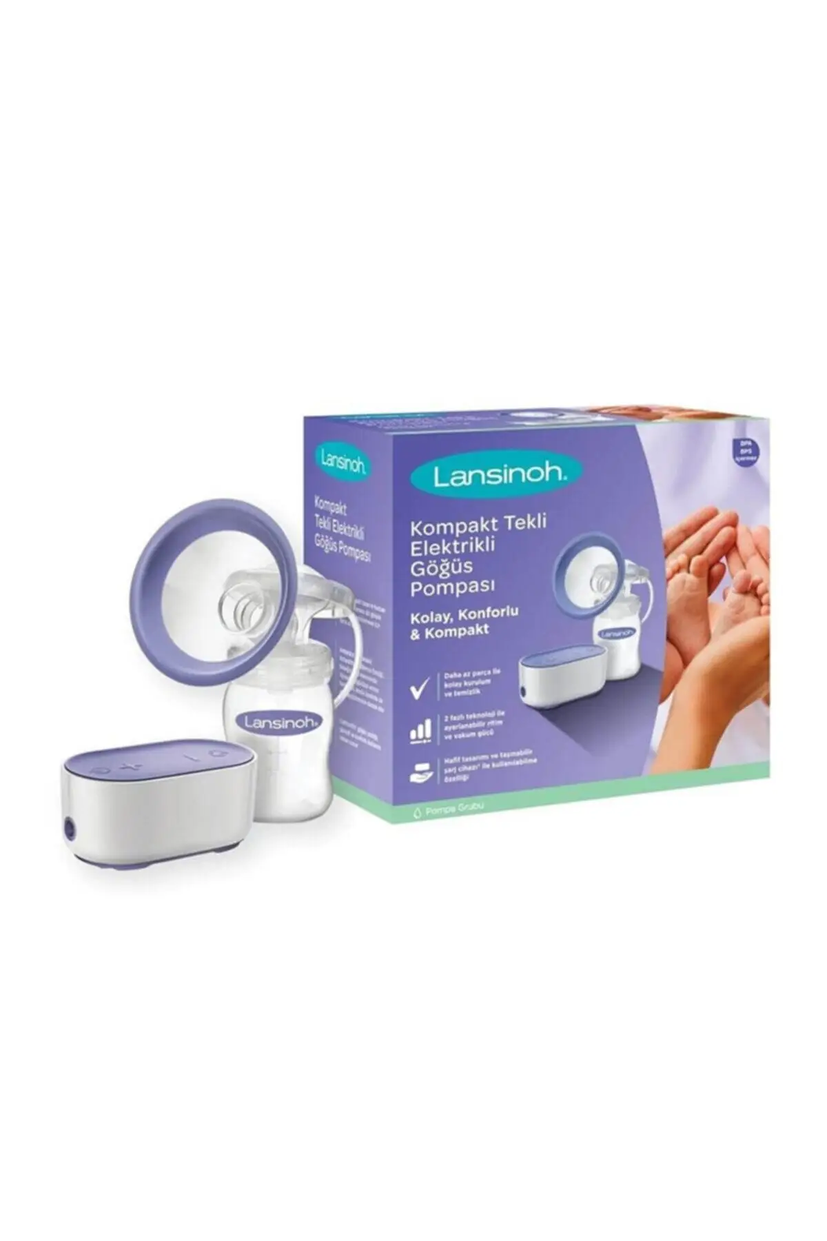 Lansinoh 1 Breast Pump Single Electric Comfortable Hygienic Design Original Pregnant Mother Breastfeeding enlarge