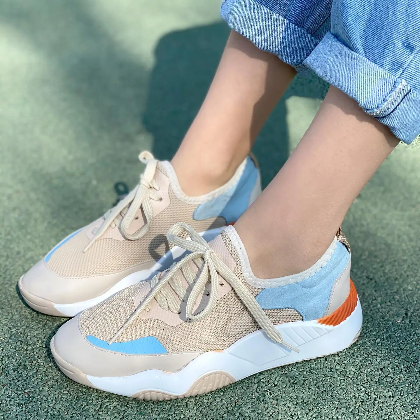 Женская обувь для прогулок спорта бега повседневная Летняя женская 2021 стильная