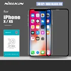 Стекло Nillkin для iPhone XS, X, XD CP + Max 3D, закаленное стекло, защитная пленка для экрана iPhone X, XS, стеклянная пленка Nilkin