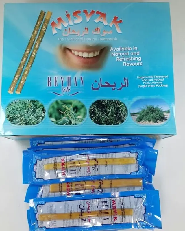 Набор из 10 свежих зубная щетка природных материалов Miswak Arak Siwak Miswaak|Отбеливание