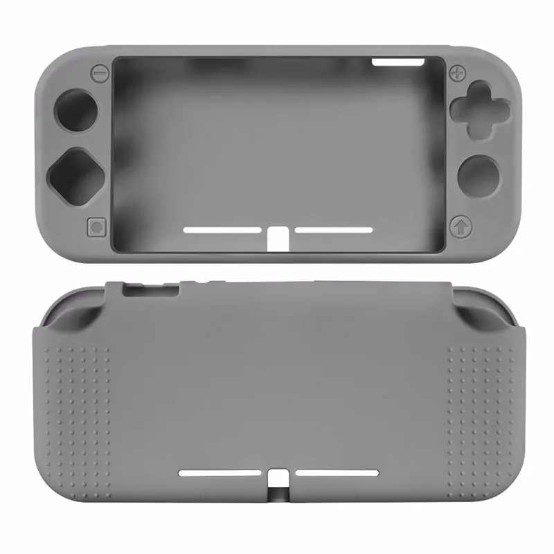 Gray Полная защита силиконовый мягкий чехол для NAND Switch Lite анти-Павлины чехол для NS Lite телефон Coque шеллак гель защитный серый - Цвет: Gray