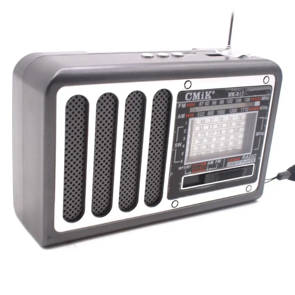 Radio receiver cmik mk-617 (Bluetooth \ USB microSD lantern solar battery) | Электроника