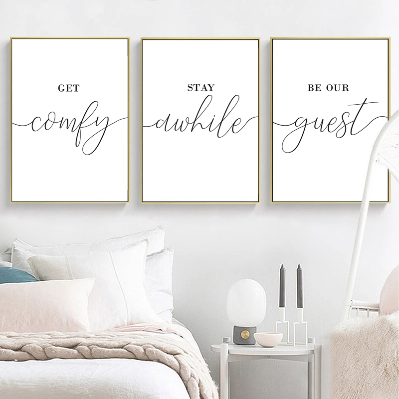 Постеры и принты в скандинавском стиле для гостевой комнаты настенные картины