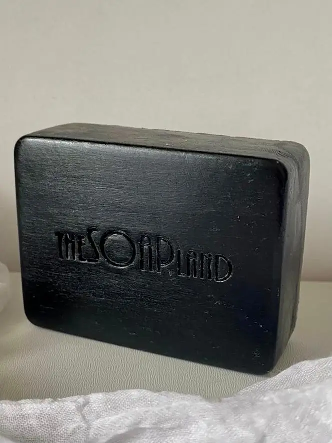

Black Handmade Activated Carbon Scented Soap, Drug, Sap, Foam, Bath, Hand and Face, Health, Clean, Skin, gras, Beauty, Smell