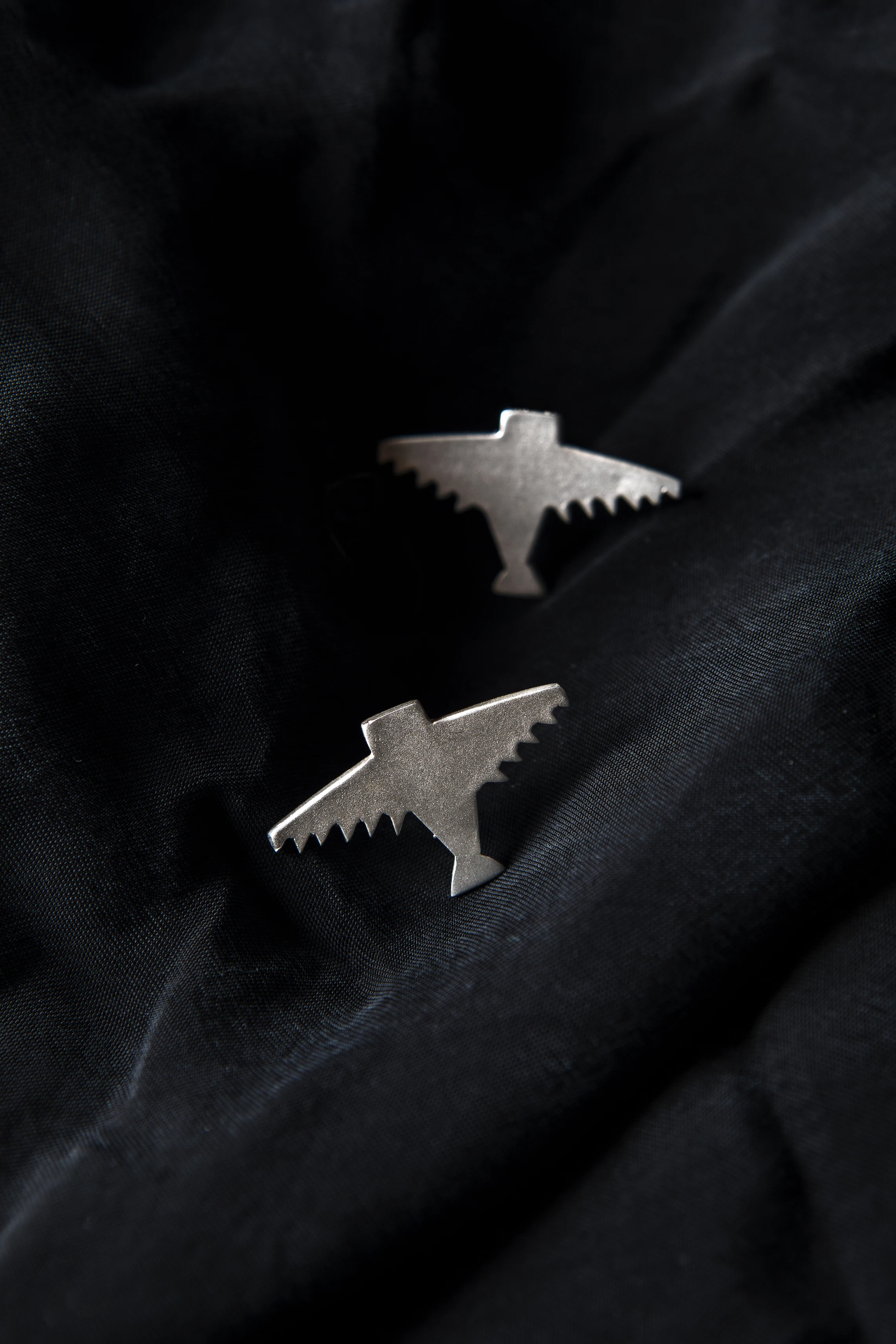 

Owl Figurine Silver Earrings