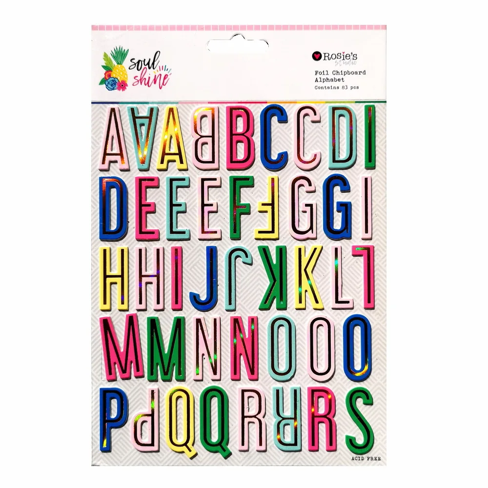 CRZCrafter ДСП наклейки с алфавитом дизайн фольги скрапбукинговая карта журнал