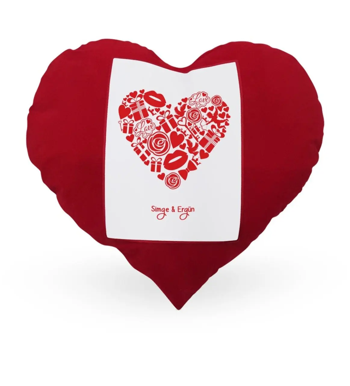 

Персонализированные ко Дню Святого Валентина с темой Подушка с красным сердцем чехол-53 надежный современный простой подарок специальная к...