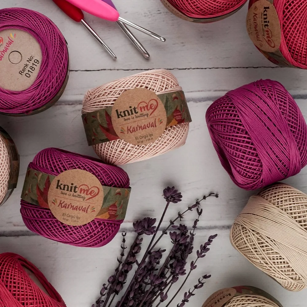 Супла Сумка Пряжа Leylak Knit Me Цвет нитки 90 Вязание крючком Мотки Ремесло Мулине