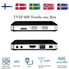 Телевизионная приставка ip605 Nordic one Europe IP Tv Box Amlogic S905X Android и Linux, телевизионная приставка и ТВ IP 605 nordic one 4K ip Tv Box