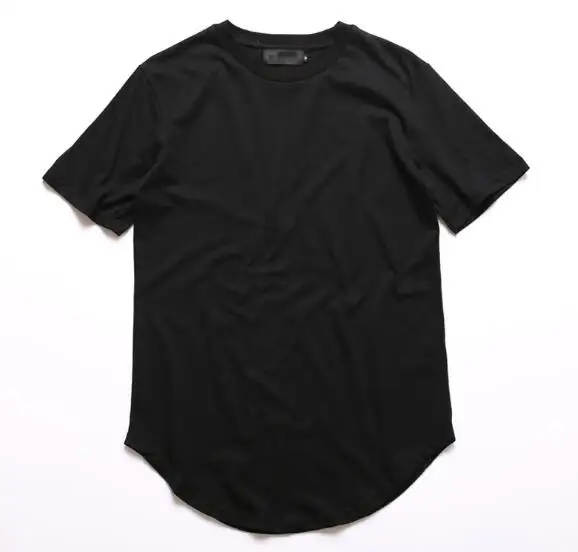 Длинная низкая футболка в стиле хип-хоп 2020 модный мужской топ Весенняя мужская