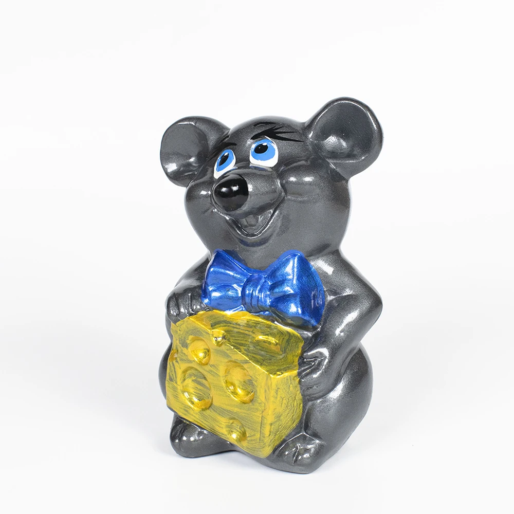 Копилка для денег Мышь с сыром | Дом и сад