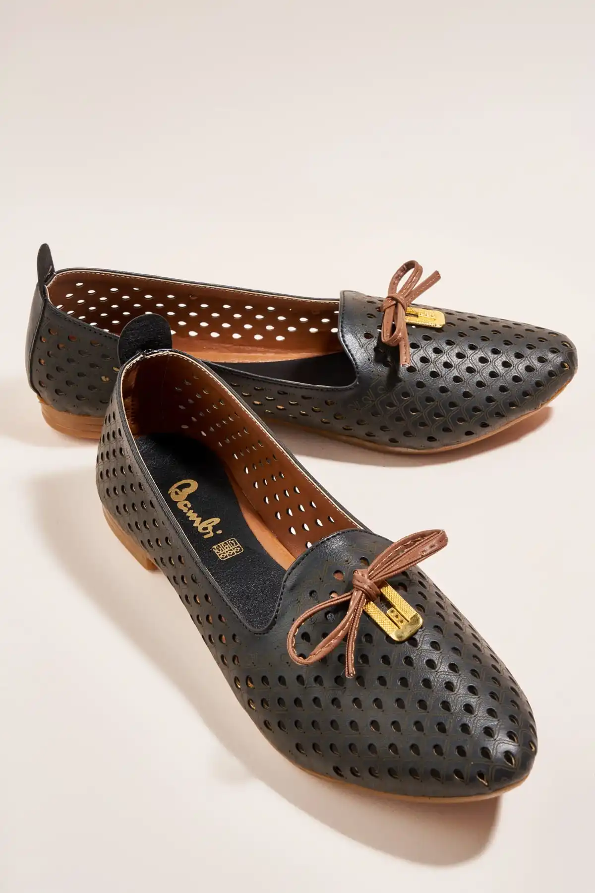 Бемби черные женские балетки H0564500009|Обувь без каблука| |