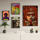 Оригинальный постер Джими Хендрикс 60-х годов Латиноамериканский концерт Арета Франклина абстрактный отпечаток Mr. Tabla Man арт-деко