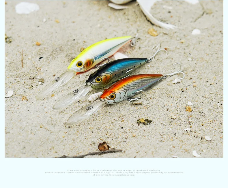 Kingdom Fishing Приманка подвесной гольян 60 мм 7,2 г 70 мм 10 г крепкие крючки искусственные жесткие Джеркбейт воблеры шесть цветов Модель 5502