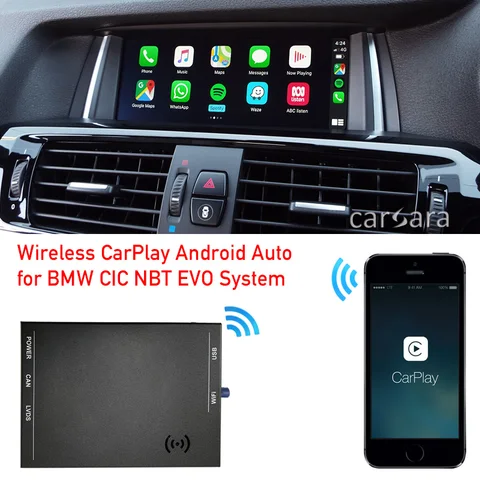 Мультимедийный монитор X4 F26, обновленный беспроводной инструмент для активации carplay для 2014-2016 NBT style android, автомобильная система airplay mirror box