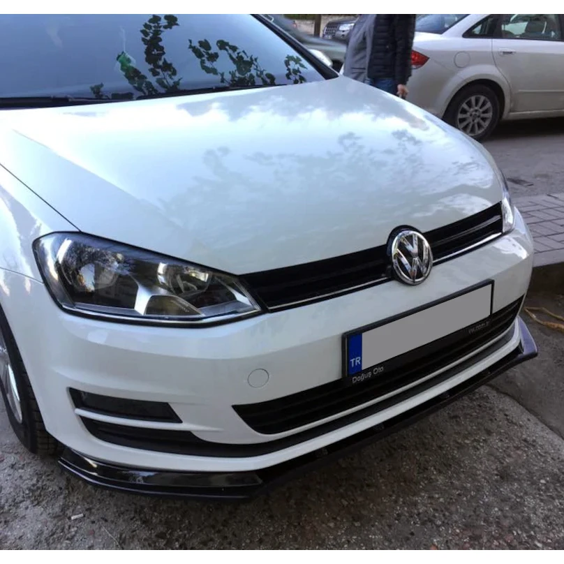 For Volskwagen Golf 7 Accessories Volkswagen MK7 Front Bumper Attachment Piano Black | Автомобили и мотоциклы