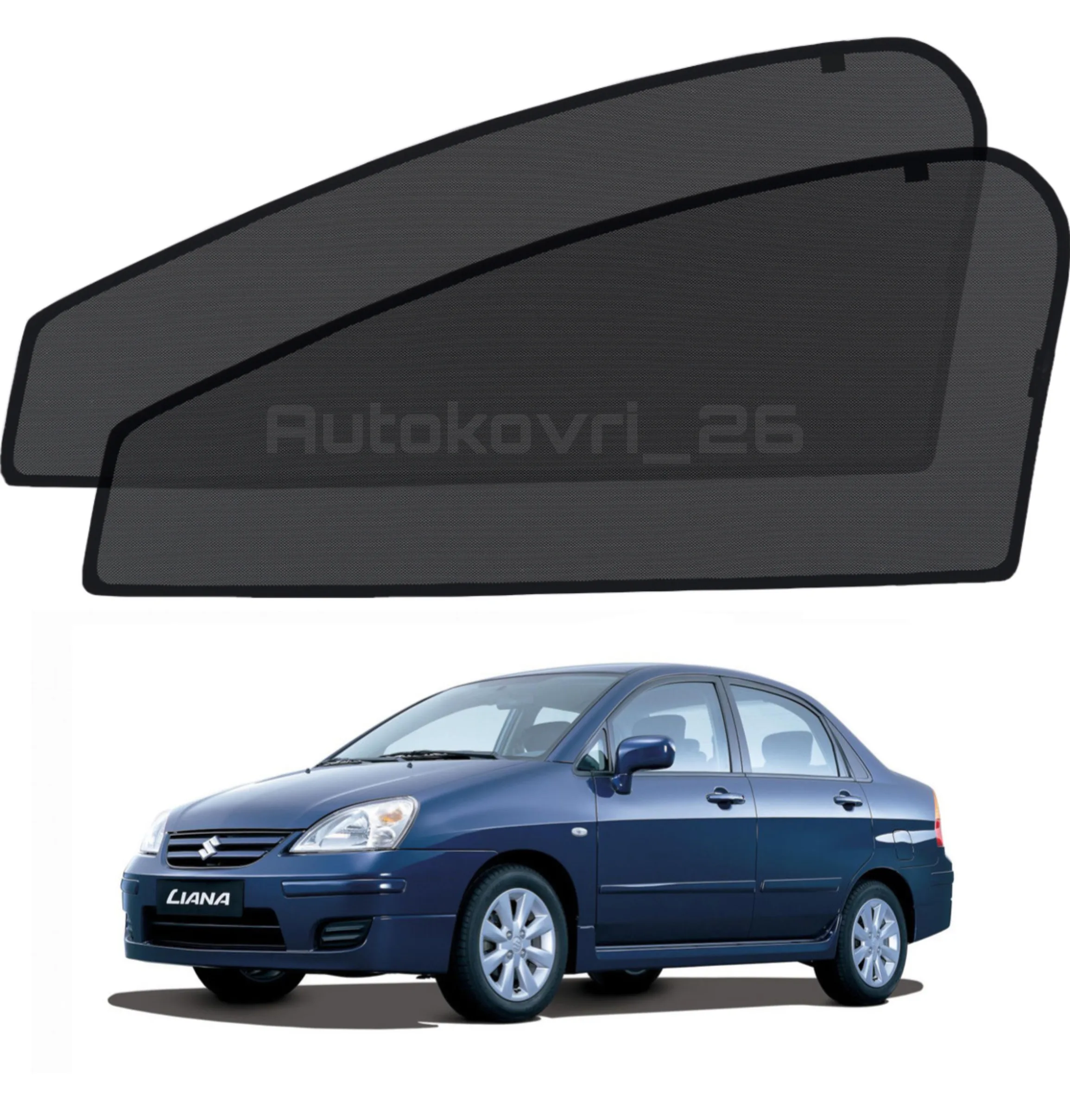 АВТО ШТОРКИ СЕТКИ КАРКАСНЫЕ НА СУЗУКИ ЛИАНА SUZUKI LIANA (01-07) |
