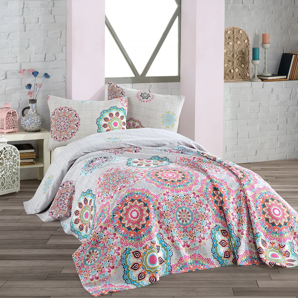 Роскошное постельное белье Lady Moda Anatolia хлопковый комплект покрывала Ranforce