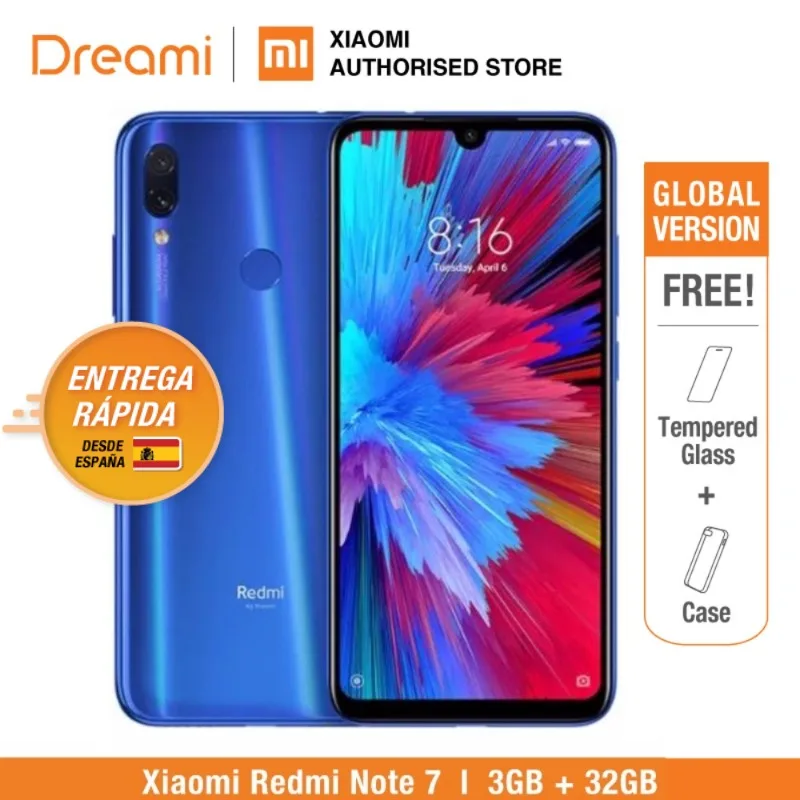 Глобальная версия Redmi Note 7 32 Гб ROM 3 RAM (новая и герметичная коробка) note7 | Мобильные