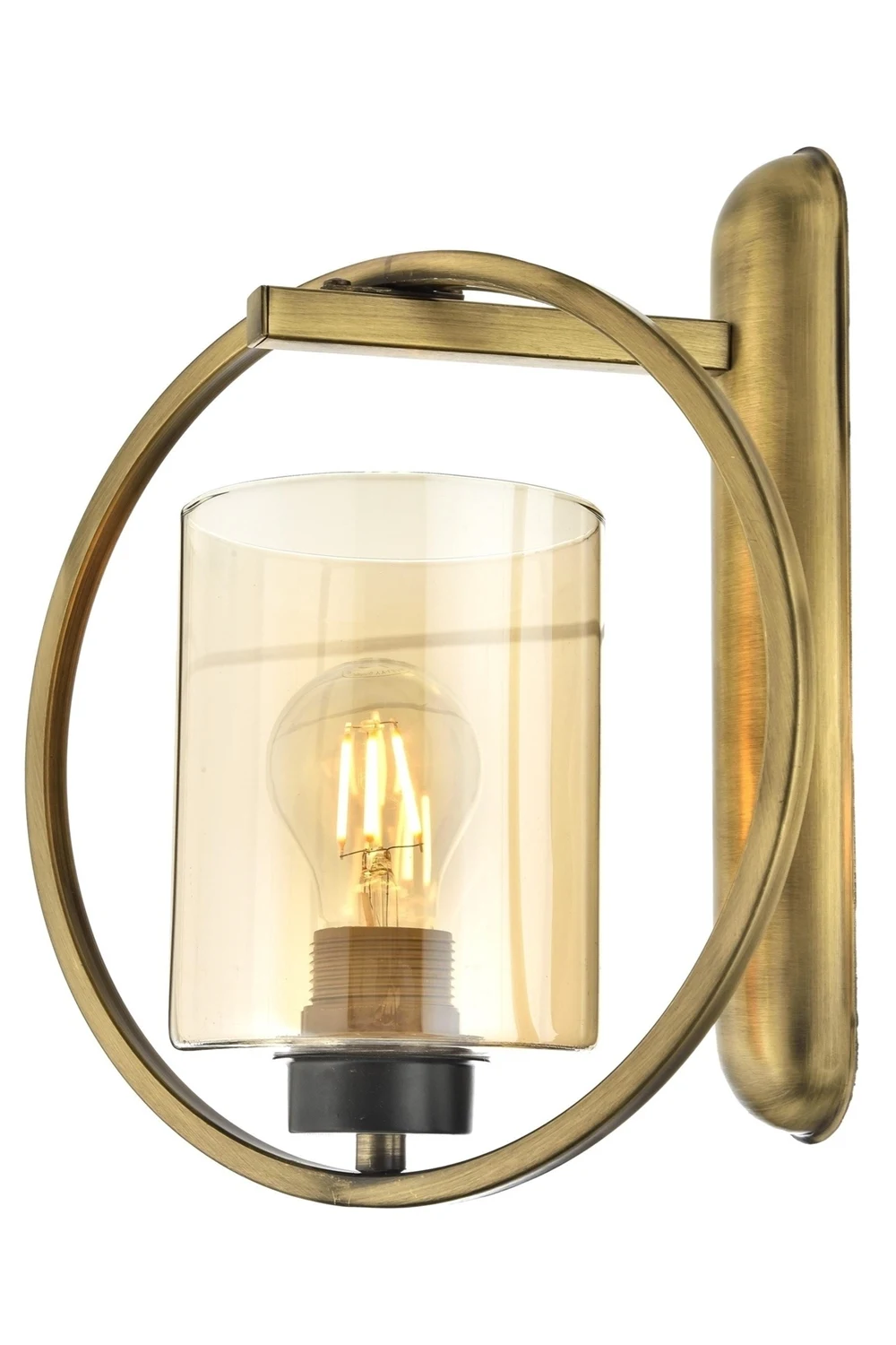 AVONNI AP 60052 1E античное покрытие бра E27 металл стекло|Комнатные настенные LED -лампы| |