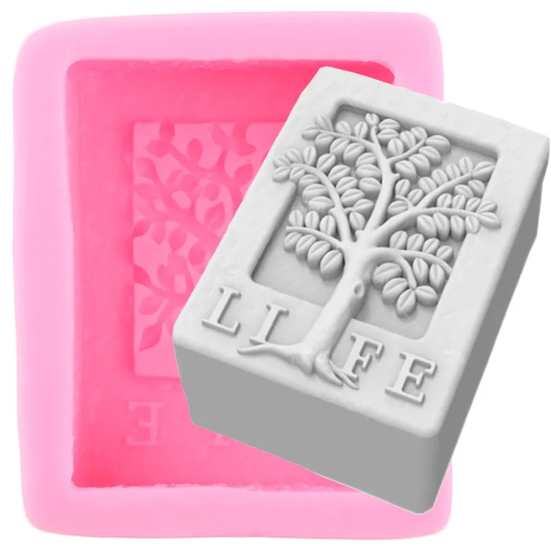 Tree of Life Soap Silicone Mold Fondant Cake Decorating Tools Craft Chocolate Candy Molds DIY Plaster Candle Clay Moulds