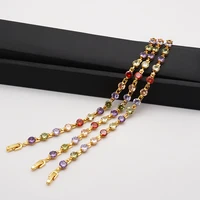 bracelets bangles for women bohemian round zircon charm bracelet set fashion accessories 2020