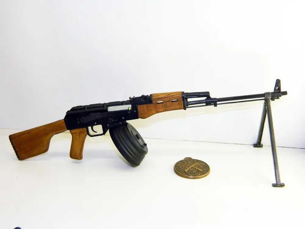 Miniature Kalashnikov RPK74 scale 1:4 Russian PUBG children toy gun|Наборы для сборки моделей| |