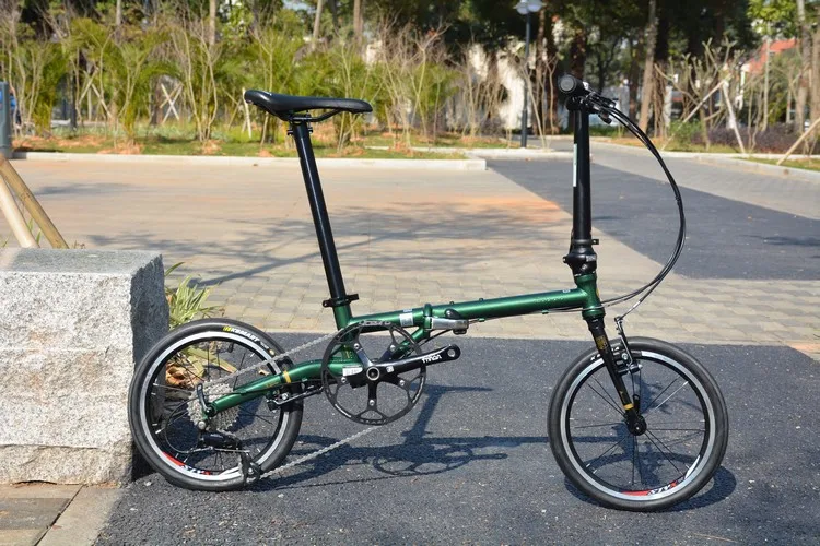 Fnhon Gust CR-MO стальной складной велосипед 1" 305 349 Minivelo мини веловелосипед городской коммутирующий велосипед V тормоз 9 скоростей
