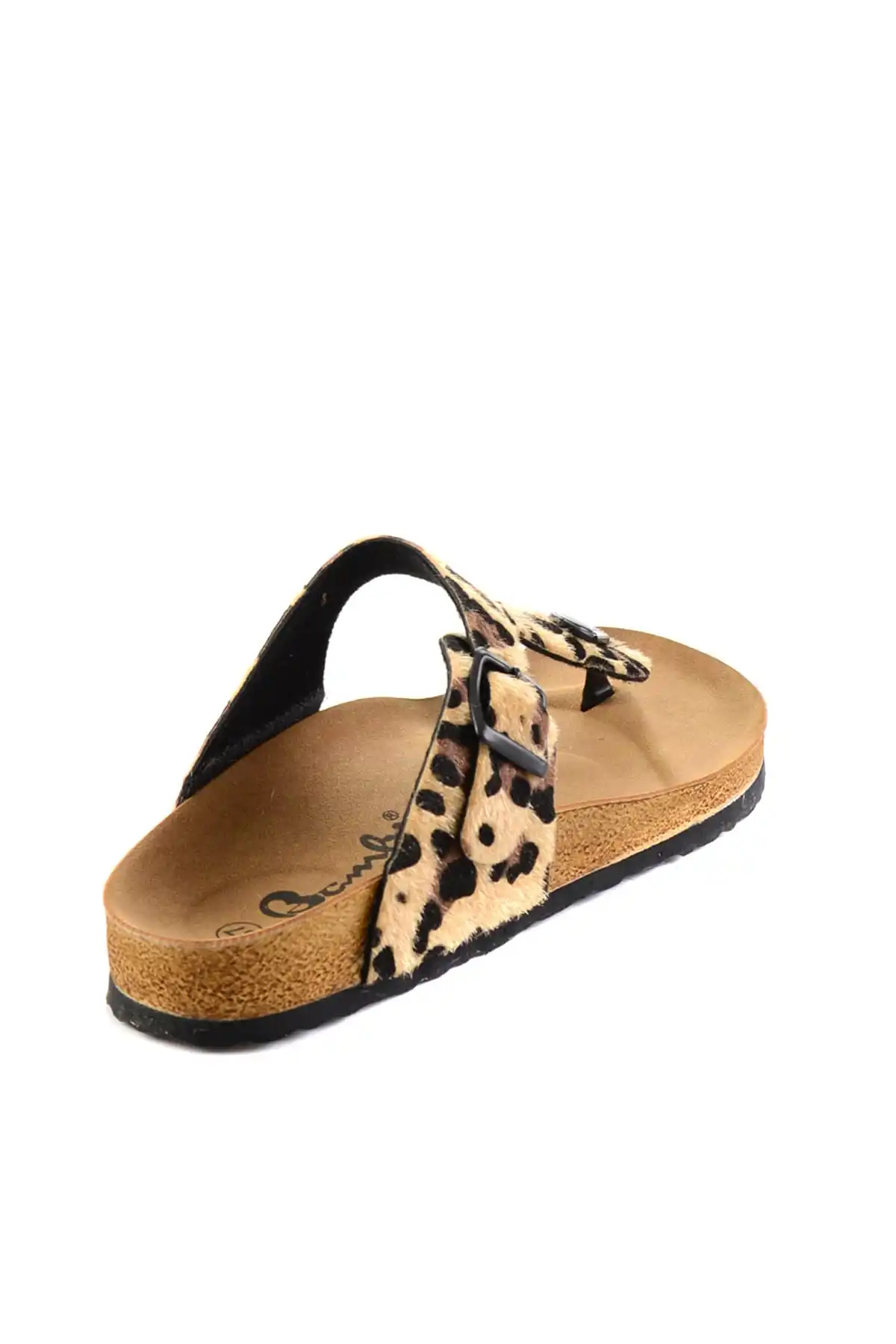 Женские тапочки с леопардовым принтом Bambi H0523000191|Тапочки| |