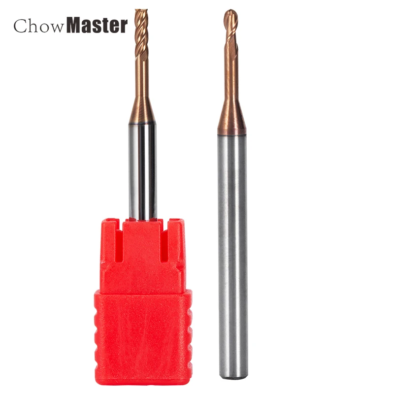 Микро карбидная Концевая фреза 2xD резак для обработки ребер ЧПУ глубокая длинная