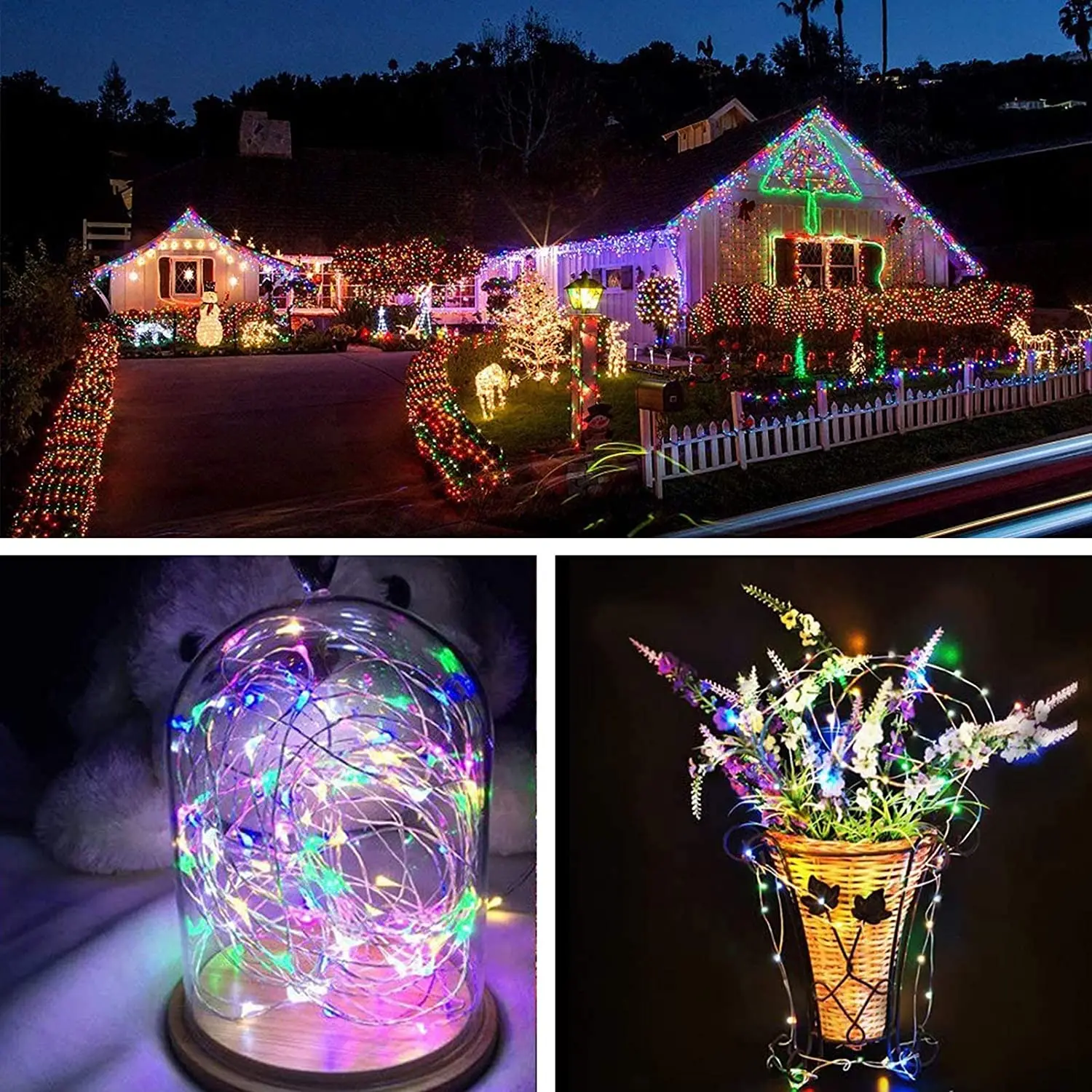 LED Solar String Fairy Lights 22m 200LED / 32M 300 LED Waterproof Outdoor Garland Solar Power Lamp Garden Christmas Decoration solar bulb