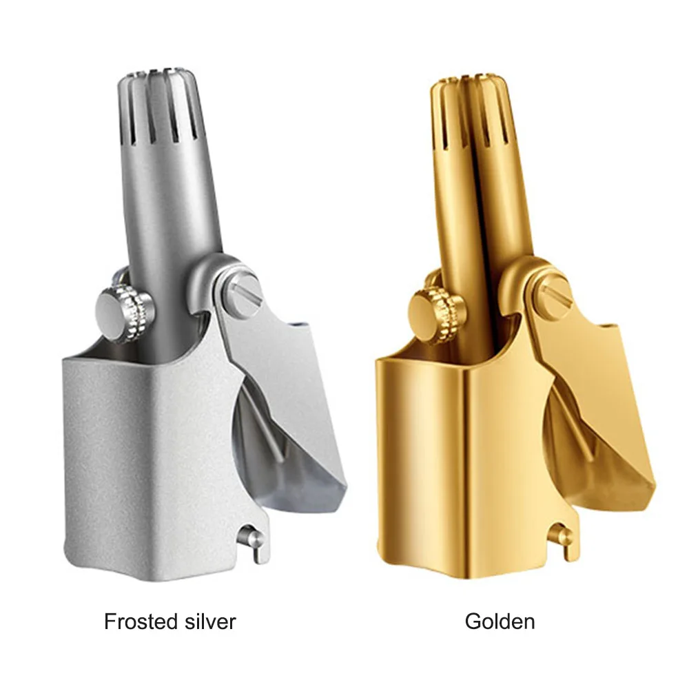 

Stainless Steel Manual Ear Trimmer Shaving Nose Ear Hair Multi-functional Practical Convenient Hair Trimming Shaver Gift For Men
