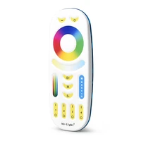 full touch 4 zone rgbcct fut092 led remote controller for 5in1 strip light color changing and brightness dimming