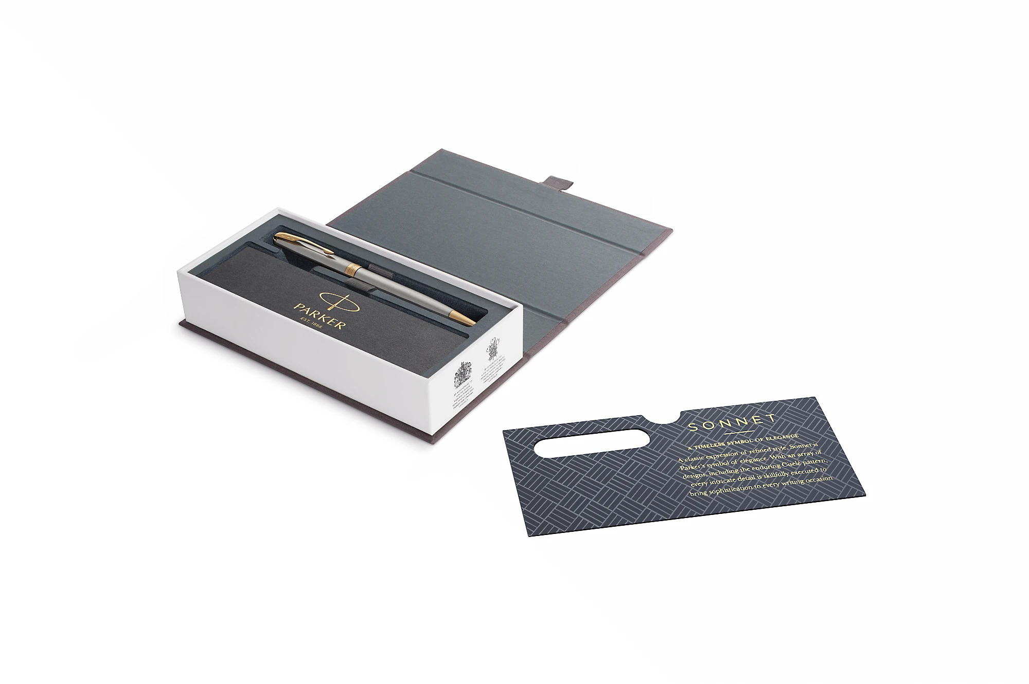 Шариковая ручка Parker Sonnet Stainless Steel GT 1931507 S0809140 | Канцтовары для офиса и дома