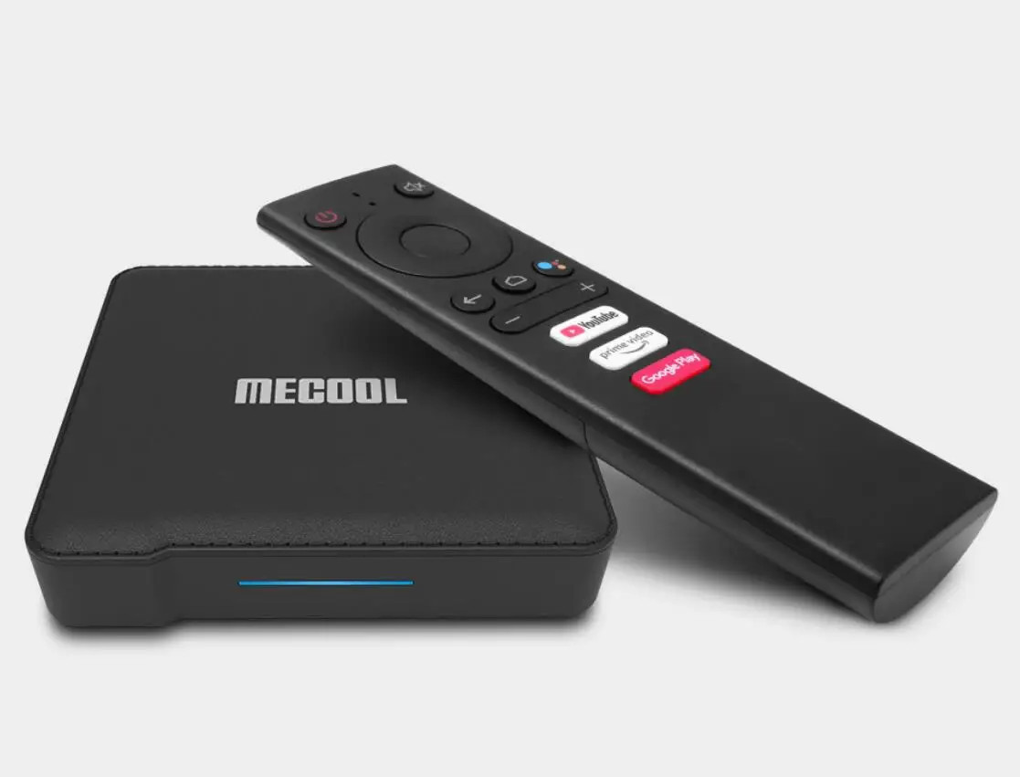 Mecool KM1 ATV Google Сертифицированный Android 10 0 Amlogic S905X3 TV Prime Video 4K Dual Wifi 2 Гб 16 ТВ приставка