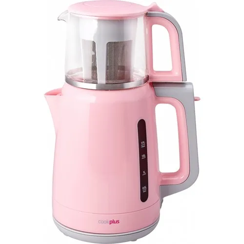

Cookplus New 1501 Energy Saving Hot Tea Maker Brewing Kettle 2020 Made in Turkey Pink Green Cream FREE SHİPPİNG