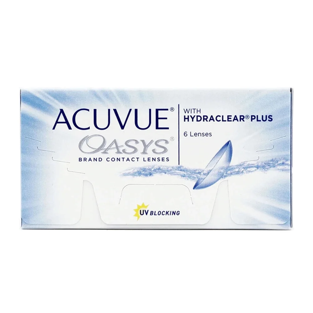  Оригинальные Контактные линзы Johnson \u0026 Johnson Acuvue Oasys (6 шт) Двухнедельные 