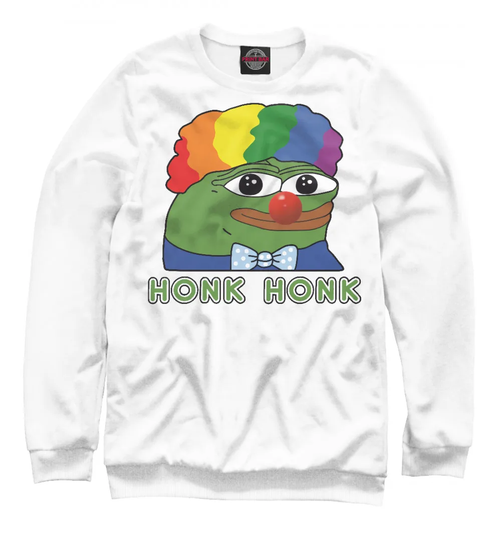 Мужской свитшот Clown Pepe