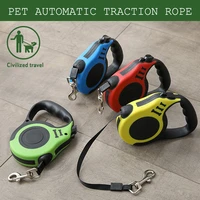 3m dog automatic retractable traction rope device for small medium flexible dog puppy cat traction rope dog leash pet supplies